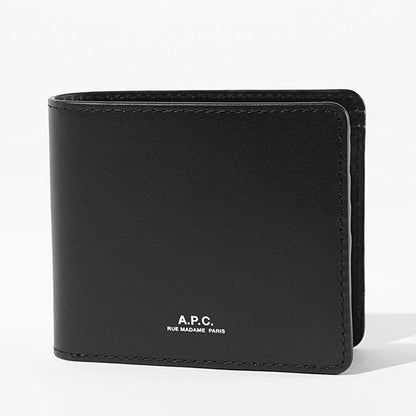 A.P.C. メンズ 2つ折り財布 LONDON 2.0 WALLET PXAWV H63655 NOIR ブラック LZZ