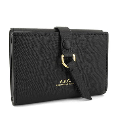 A.P.C. レディース 3つ折り財布 NOA TRIFOLD WALLET PXBJQ F63553 NOIR ブラック LZZ