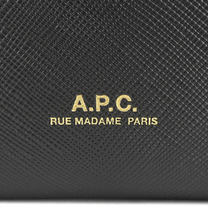 A.P.C. レディース 3つ折り財布 NOA TRIFOLD WALLET PXBJQ F63553 NOIR ブラック LZZ