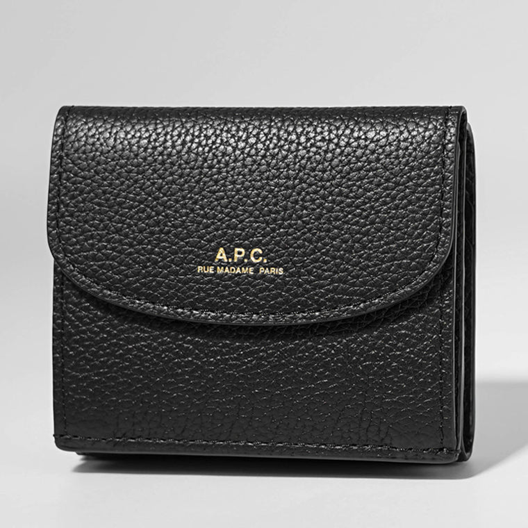 アーペーセー A.P.C. レディース 3つ折り財布 ブラック