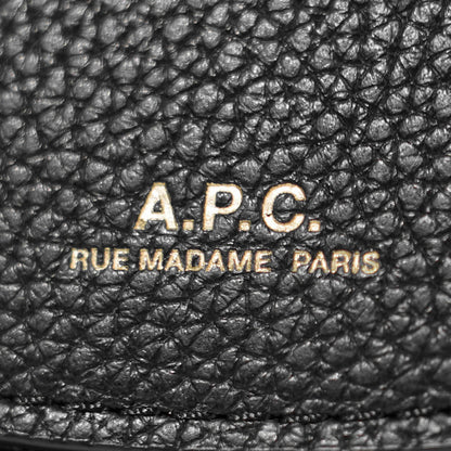 A.P.C. レディース 3つ折り財布 TRIFOLD GENEVE PXBLH F63483 NOIR ブラック LZZ