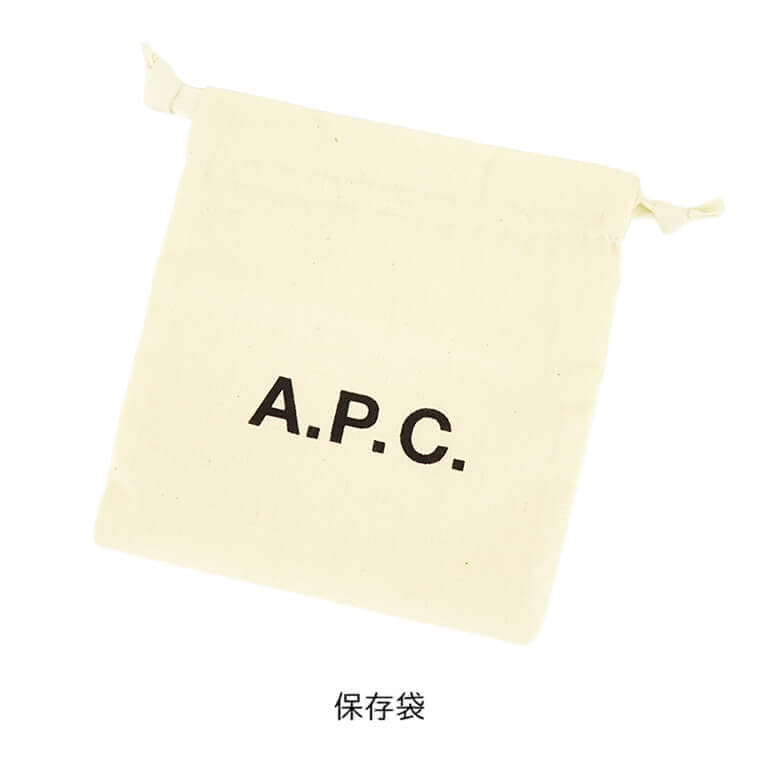 アーペーセー A.P.C. レディース 3つ折り財布 ブラック ヘーゼルナッツ