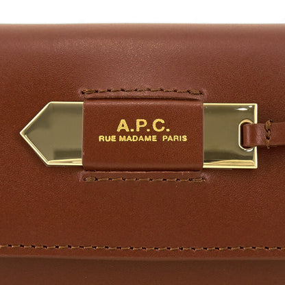 A.P.C. レディース カード＆コインケース CHAROTTE COMPACT PXBMW F63542 NOISETTE ヘーゼルナッツ CAD