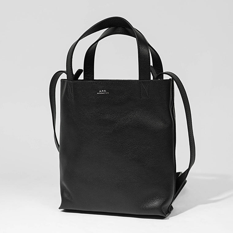 A.P.C. レディース メンズ レザートートバッグ MAIKO SMALL PXBOK M61667 BLACK ブラック LZZ