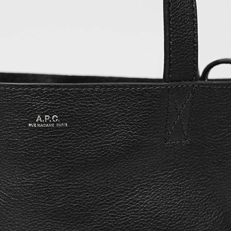 A.P.C. レディース メンズ レザートートバッグ MAIKO SMALL PXBOK M61667 BLACK ブラック LZZ