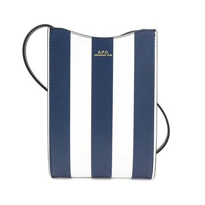 【SUMMER FINAL SALE】 A.P.C. レディース メンズ ショルダーバッグ JAMIE NECK POUCH PXBSZ F63412 DARK NAVY ダークネイビー IAK