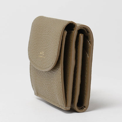 A.P.C. レディース メンズ 3つ折り財布 TRIFOLD GENEVE PXCBC F63483 TERRE オークル CAW