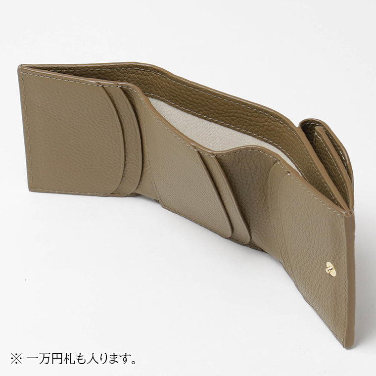 A.P.C. レディース メンズ 3つ折り財布 TRIFOLD GENEVE PXCBC F63483 TERRE オークル CAW