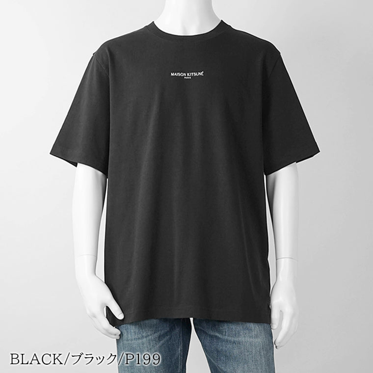 【2026SS SUMMER SALE】MAISON KITSUNE メンズ Tシャツ MAISON KITSUNE PARIS COMFORT TEE SHIRT QM00100 KJ7025 2カラー