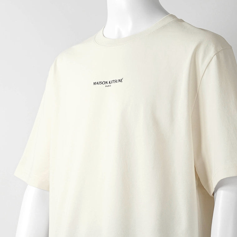 【2026SS SUMMER SALE】MAISON KITSUNE メンズ Tシャツ MAISON KITSUNE PARIS COMFORT TEE SHIRT QM00100 KJ7025 2カラー