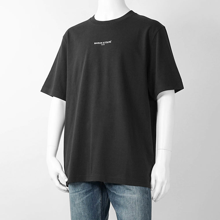 【2026SS SUMMER SALE】MAISON KITSUNE メンズ Tシャツ MAISON KITSUNE PARIS COMFORT TEE SHIRT QM00100 KJ7025 2カラー