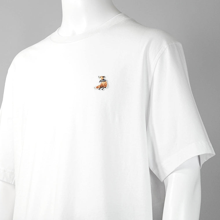 【2026SS SUMMER SALE】MAISON KITSUNE メンズ Tシャツ DREAMING FOX COMFORT TEE SHIRT QM00102 KJ7026 WHITE ホワイト P100