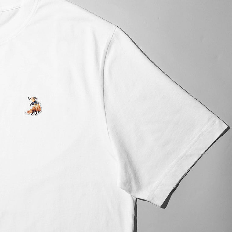 【2026SS SUMMER SALE】MAISON KITSUNE メンズ Tシャツ DREAMING FOX COMFORT TEE SHIRT QM00102 KJ7026 WHITE ホワイト P100