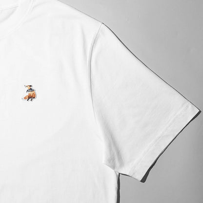 【2026SS SUMMER SALE】MAISON KITSUNE メンズ Tシャツ DREAMING FOX COMFORT TEE SHIRT QM00102 KJ7026 WHITE ホワイト P100