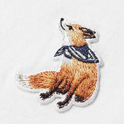 【2026SS SUMMER SALE】MAISON KITSUNE メンズ Tシャツ DREAMING FOX COMFORT TEE SHIRT QM00102 KJ7026 WHITE ホワイト P100