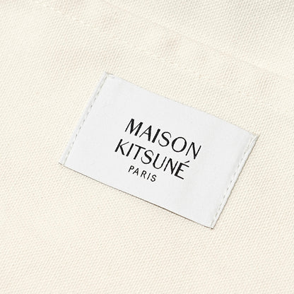 MAISON KITSUNE メンズ レディース トートバッグ GALLERY FOX TOTE QU05110 WW9042 ECRU アイボリー P700