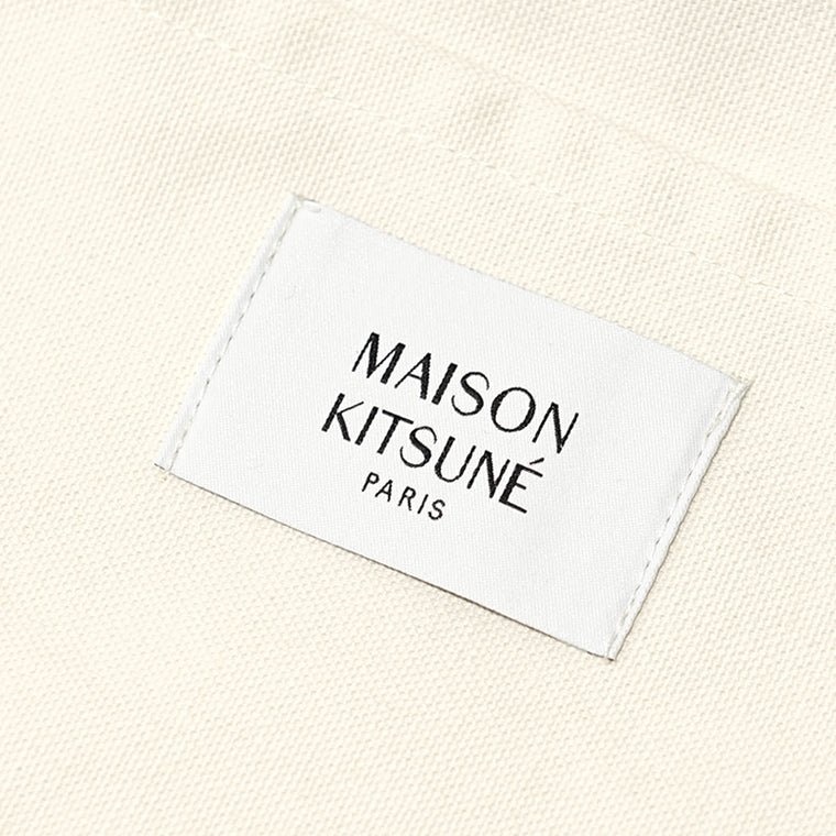 MAISON KITSUNE メンズ レディース トートバッグ DREAMING FOX TOTE QU05130 WW9042 ECRU アイボリー P700