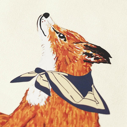 MAISON KITSUNE メンズ レディース トートバッグ DREAMING FOX TOTE QU05130 WW9042 ECRU アイボリー P700