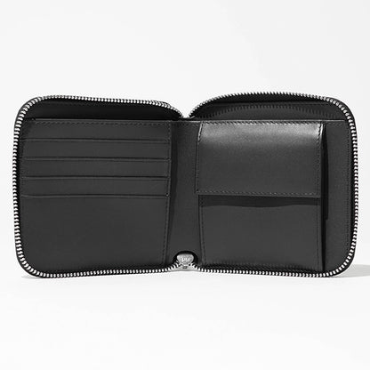 MAISON KITSUNE メンズ 2つ折り財布 QU05701 LR0072 BLACK ブラック P199