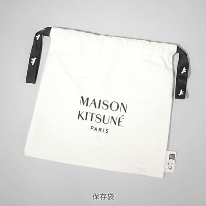 MAISON KITSUNE メンズ 2つ折り財布 QU05701 LR0072 BLACK ブラック P199