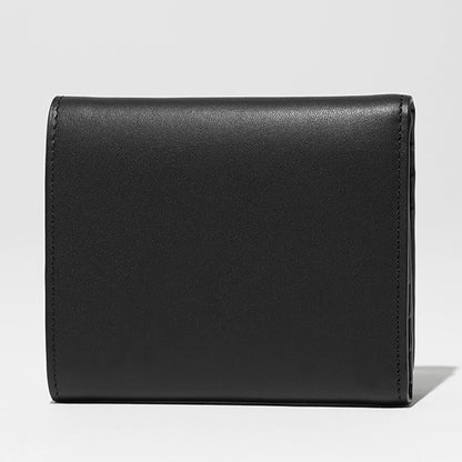 MAISON KITSUNE メンズ 3つ折り財布 TRIFOLD WALLET QU05702 LR0072 BLACK ブラック P199
