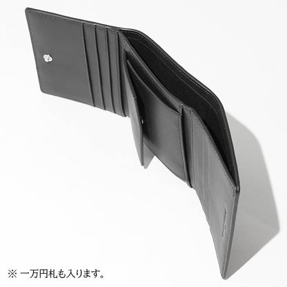 MAISON KITSUNE メンズ 3つ折り財布 TRIFOLD WALLET QU05702 LR0072 BLACK ブラック P199