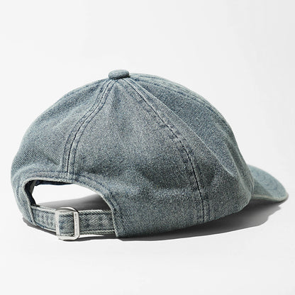 MAISON KITSUNE メンズ レディース キャップ POETIC SCRIPT DENIM CAP QU06103 WD4025 WASHED INDIGO ウォッシュブルー P471