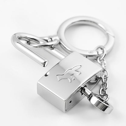 MAISON KITSUNE メンズ レディース キーリング PADLOCK CHARM QU06903 AM1002 SILVER シルバー P900