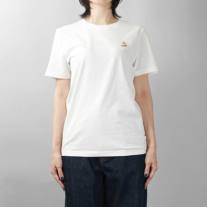 MAISON KITSUNE レディース Tシャツ DREAMING FOX REGULAR TEE SHIRT QW00109 KJ7026 WHITE ホワイト P100