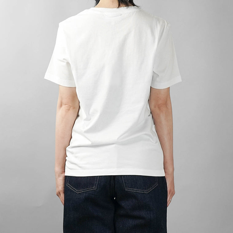 MAISON KITSUNE レディース Tシャツ DREAMING FOX REGULAR TEE SHIRT QW00109 KJ7026 WHITE ホワイト P100