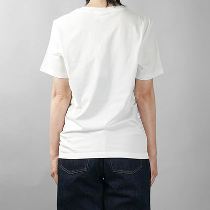 MAISON KITSUNE レディース Tシャツ DREAMING FOX REGULAR TEE SHIRT QW00109 KJ7026 WHITE ホワイト P100