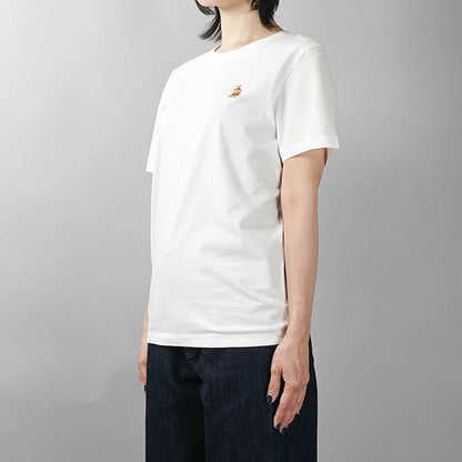 MAISON KITSUNE レディース Tシャツ DREAMING FOX REGULAR TEE SHIRT QW00109 KJ7026 WHITE ホワイト P100