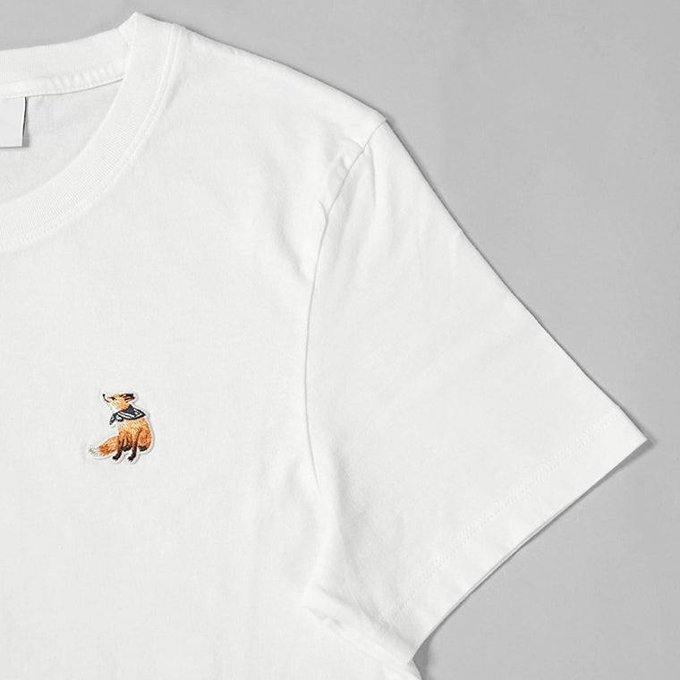 MAISON KITSUNE レディース Tシャツ DREAMING FOX REGULAR TEE SHIRT QW00109 KJ7026 WHITE ホワイト P100