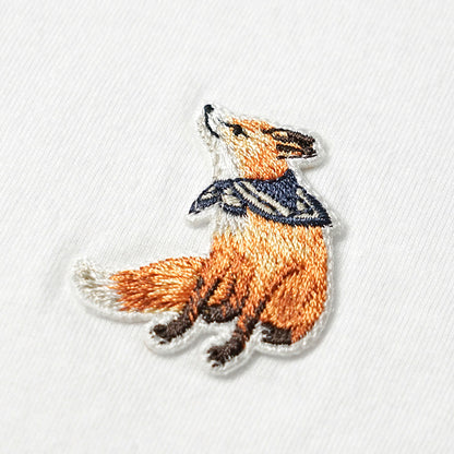 MAISON KITSUNE レディース Tシャツ DREAMING FOX REGULAR TEE SHIRT QW00109 KJ7026 WHITE ホワイト P100