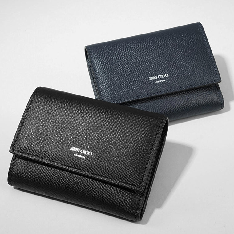 ジミーチュウ JIMMY CHOO メンズ レディース 3つ折り財布 ブラック