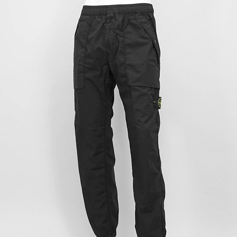 STONE ISLAND メンズ パンツ STRETCH COTTON TELA 'PARACADUTE' K1S153100017 S0003 ブラック V0029