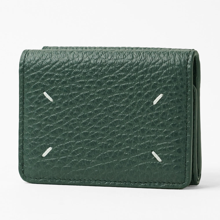 Maison Margiela メンズ レディース 3つ折り財布 S36UI0416 P4455 BOTTLE GREEN グリーン T7162