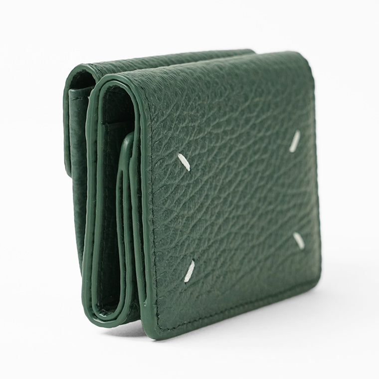 Maison Margiela メンズ レディース 3つ折り財布 S36UI0416 P4455 BOTTLE GREEN グリーン T7162