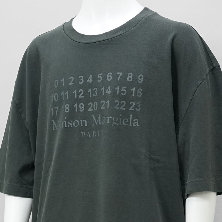 【SUMMER FINAL SALE】 Maison Margiela メンズ Tシャツ NUMERIC LOGO T SHIRT S50GC0716 S24567 グレー系 969