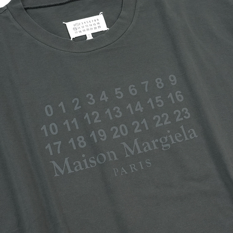 【SUMMER FINAL SALE】 Maison Margiela メンズ Tシャツ NUMERIC LOGO T SHIRT S50GC0716 S24567 グレー系 969