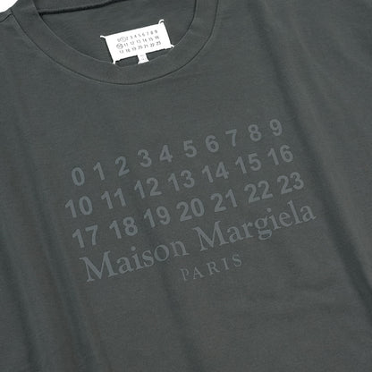 【SUMMER FINAL SALE】 Maison Margiela メンズ Tシャツ NUMERIC LOGO T SHIRT S50GC0716 S24567 グレー系 969