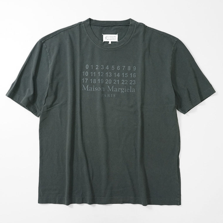 【SUMMER FINAL SALE】 Maison Margiela メンズ Tシャツ NUMERIC LOGO T SHIRT S50GC0716 S24567 グレー系 969