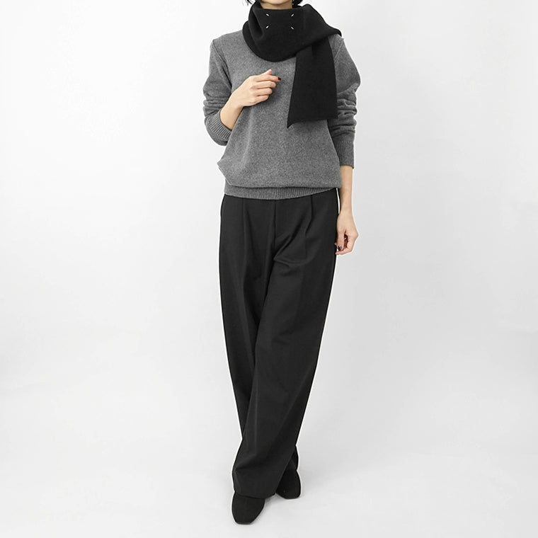 Maison Margiela レディース メンズ マフラー S50TE0107 M13091 ブラック 900