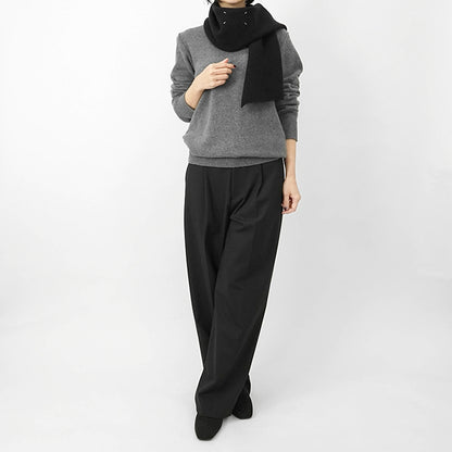 Maison Margiela レディース メンズ マフラー S50TE0107 M13091 ブラック 900