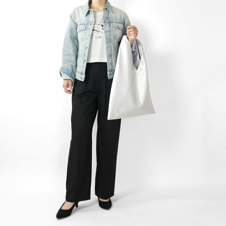 MM6 Maison Margiela レディース トートバッグ JAPANESE CLASSIC S54WD0039 P8396 シルバー T9002