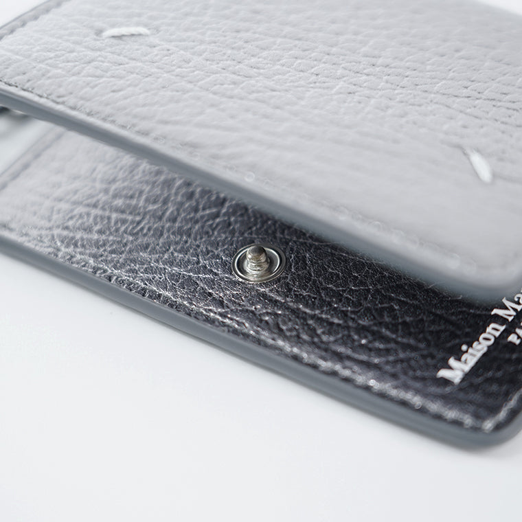 正規品✨美品箱付きMaison Margiela グレー レザー ケース メゾンマルジェラ Maison Margiela メンズ レディース 3つ折り