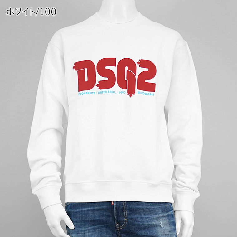 DSQUARED2 メンズ スウェットシャツ COOL FIT CREWNECK S71GU0683 S25516 2カラー