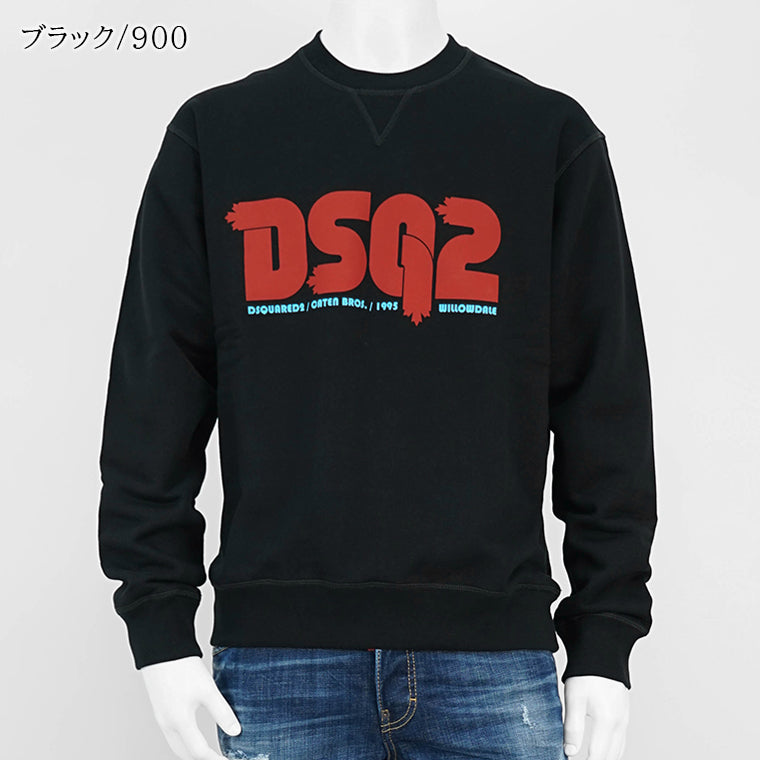 ディースクエアード DSQUARED2 メンズ スウェットシャツ ブラック