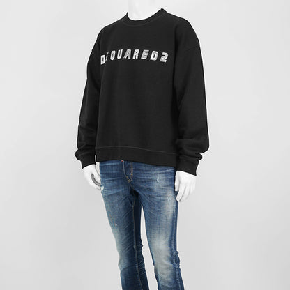 DSQUARED2 メンズ スウェットシャツ RELAX FIT CREWNECK S71GU0690 S25516 ブラック 900