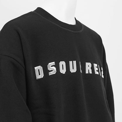 DSQUARED2 メンズ スウェットシャツ RELAX FIT CREWNECK S71GU0690 S25516 ブラック 900